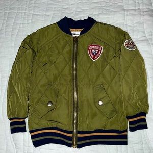 Epic threads kids jacket military green